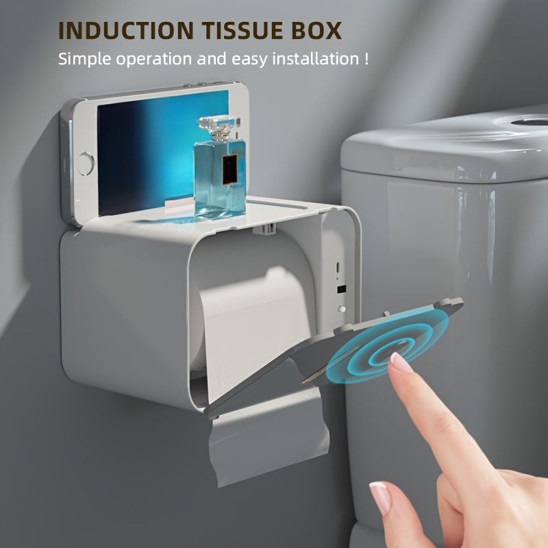 Smart Sensor Tissue Box Rechargeable Auto Dispenser-4