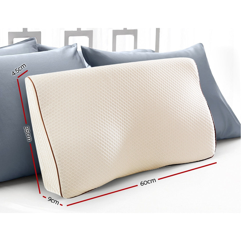 NNEDSZ  Memory Foam Pillow Neck Pillows Contour Rebound Pain Relief Support