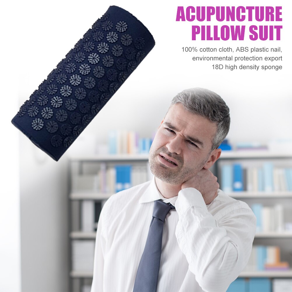 Professional Acupuncture Massage Cushion with Pillow Relieve Body Pain Stress Yoga Mat Set for Neck Waist Back Massage