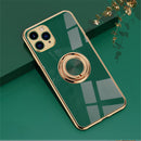 Compatible with Apple, Original Silicone Cover For iPhone 12 12 Pro Cover Case For iPhone 12 mini 11 Pro Max luxury Plating Phone Case for iphone11 Max