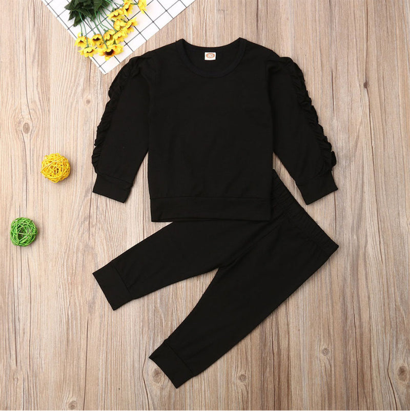Newborn Baby Boys and Girls Long Sleeve Sweatshirt Tops Pants