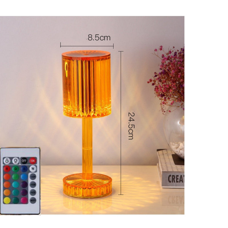 Crystal Table Lamp Decoration Diamond Romantic Warm Led