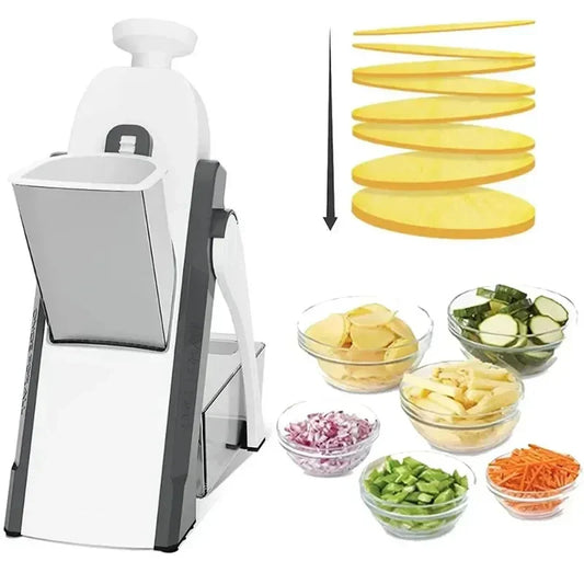 5-in-1 Multifunctional Vegetable Chopper & Slicer-0