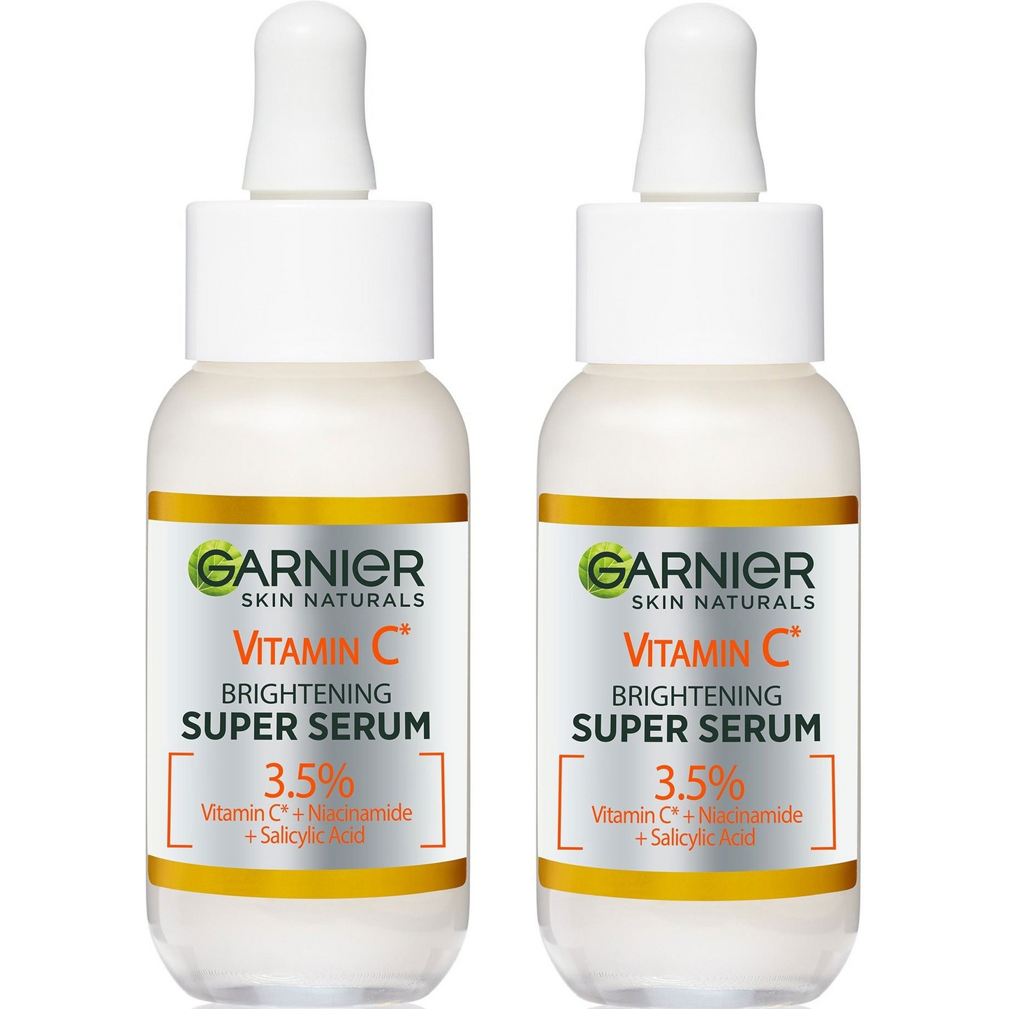 GARNIER Skin Naturals Ragyogást adó C-vitamin szuper szérum 2× 30 ml (KSPL3364s)
