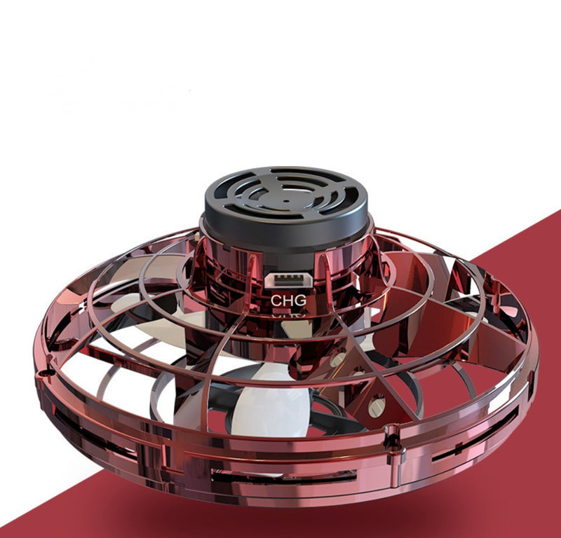 Drone LED UFO Type Flying Helicopter Spinner Toy Kids