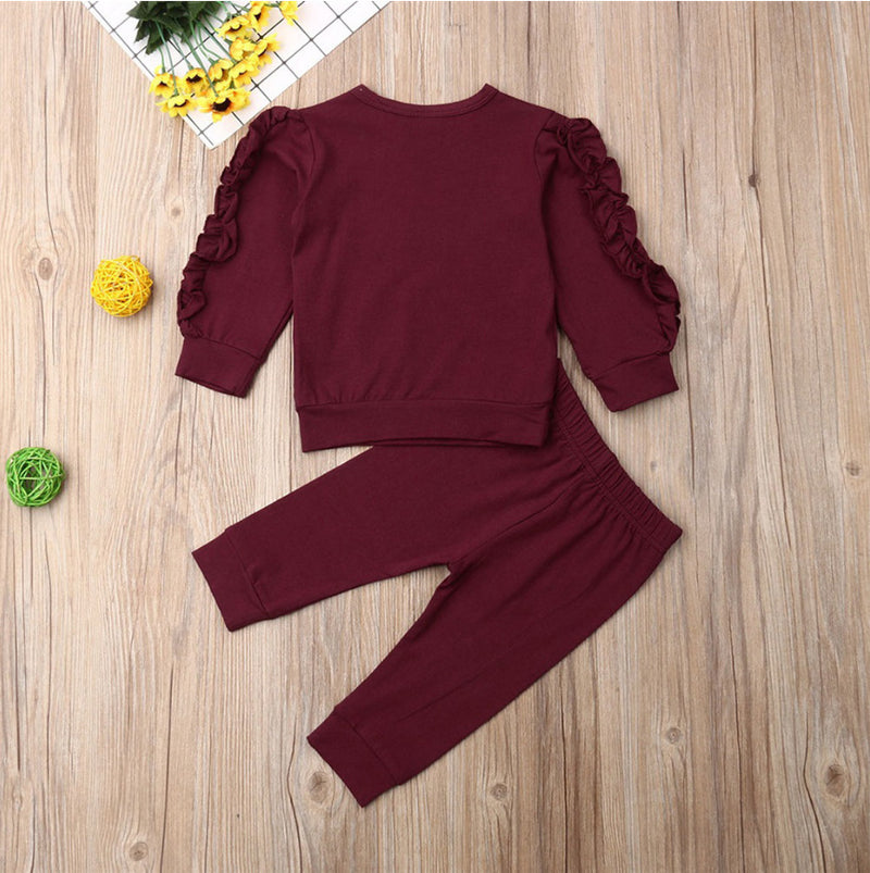 Newborn Baby Boys and Girls Long Sleeve Sweatshirt Tops Pants