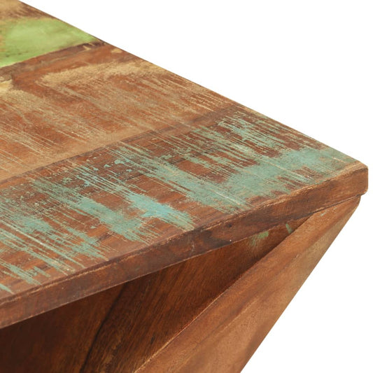 NNEVL Side Table 35x35x55 cm Solid Wood Reclaimed