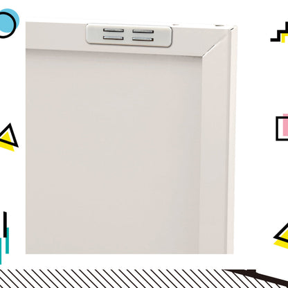 NNEDSZ Artiss Buffet Sideboard Metal Cabinet - BASE White