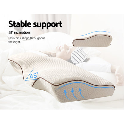 NNEDSZ  Memory Foam Pillow Neck Pillows Contour Rebound Pain Relief Support