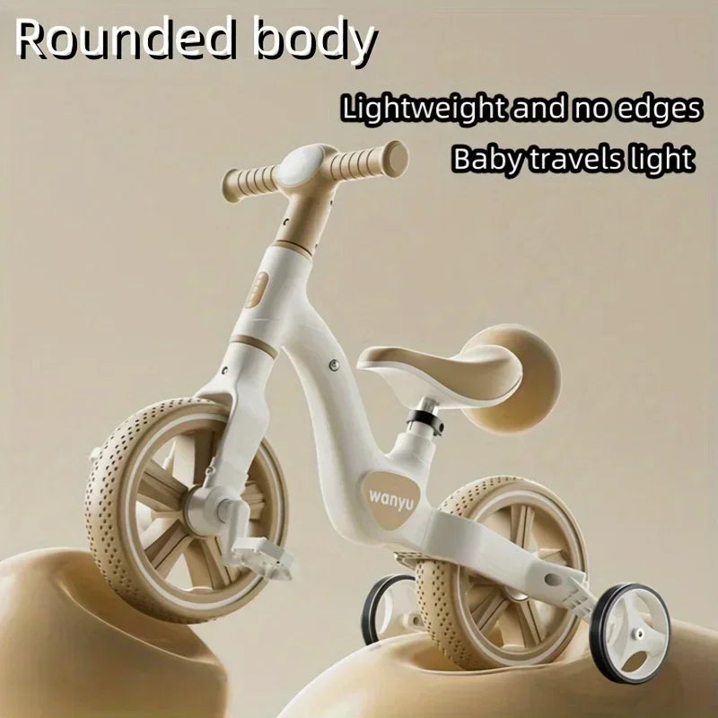 Kids Balance Trike with Training Wheels (2-in-1)-1