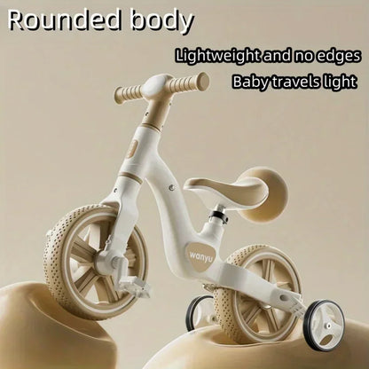 Kids Balance Trike with Training Wheels (2-in-1)-1