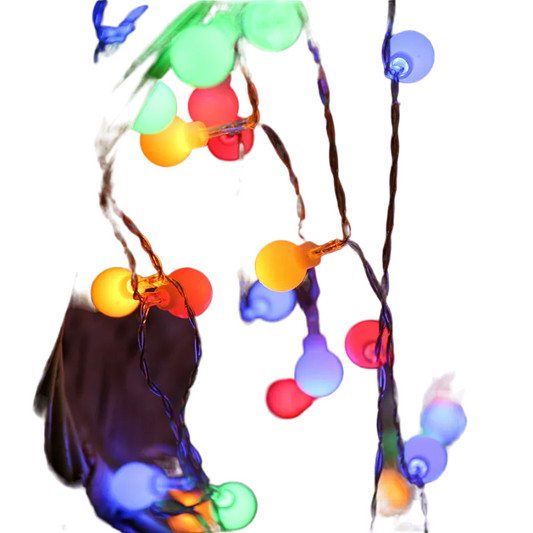 12m Ball LED String Lights - USB/Battery Powered Garland Lights-0
