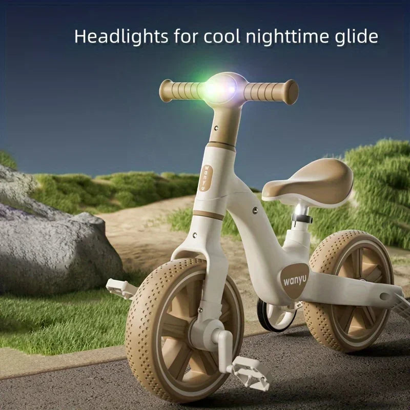 Kids Balance Trike with Training Wheels (2-in-1)-2