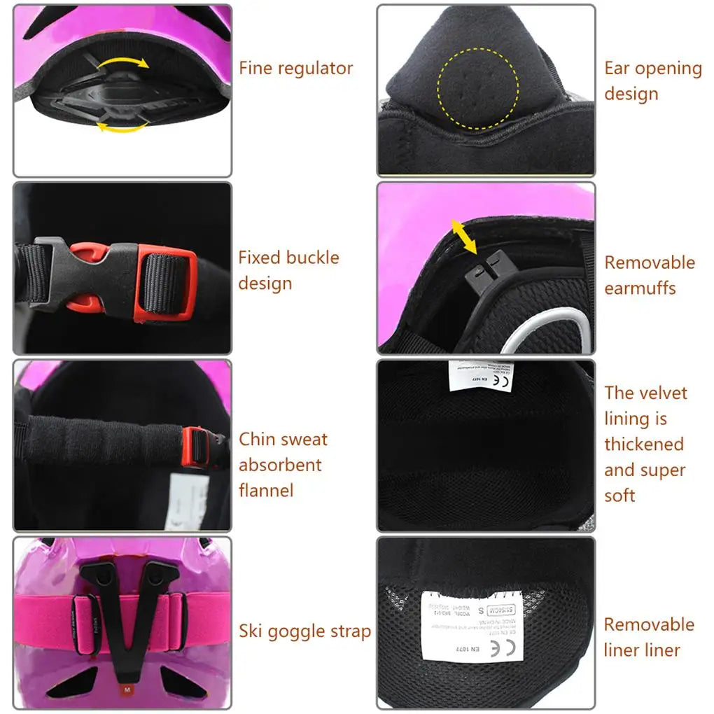 Kids Snowboard Helmet - Adjustable Winter-1