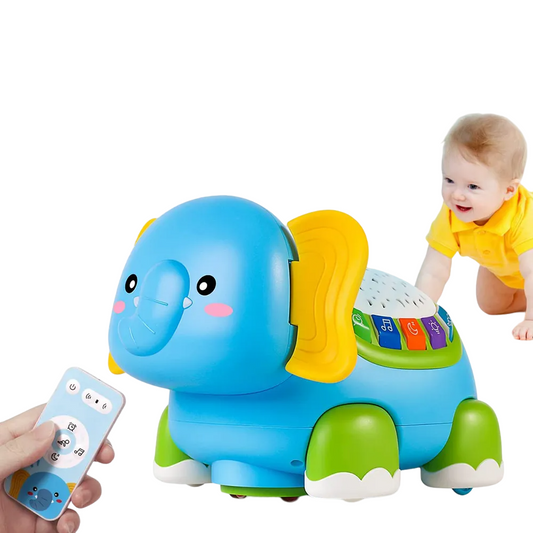 Baby Crawling Toys Musical Elephant-0