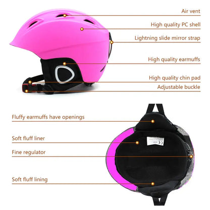 Kids Snowboard Helmet - Adjustable Winter-2