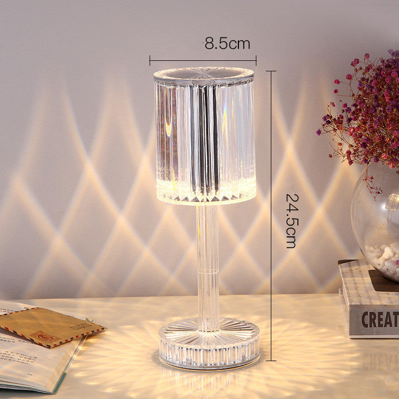 Crystal Table Lamp Decoration Diamond Romantic Warm Led