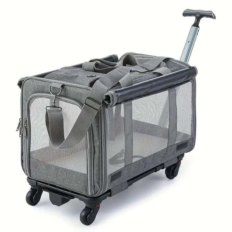 Pet Carrier with Aluminum Frame and Removable Base-0